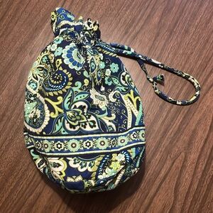 Vera Bradley Rhythm & Blues Cheers To You Ditty Bag